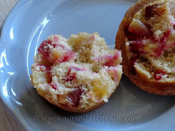 Sugar Crusted Plum Muffins