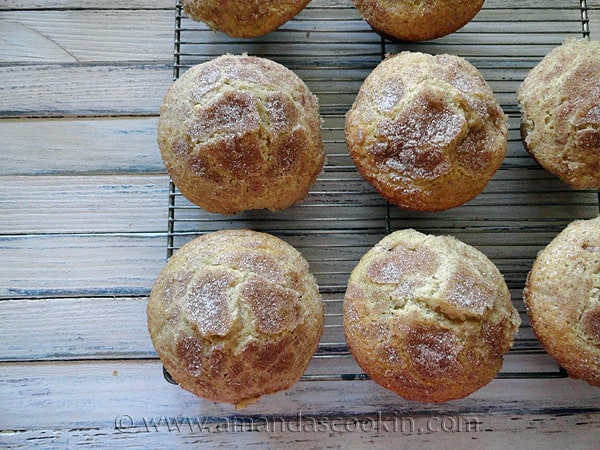 Sugar Crusted Plum Muffins