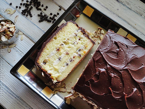 slice of cassata cake