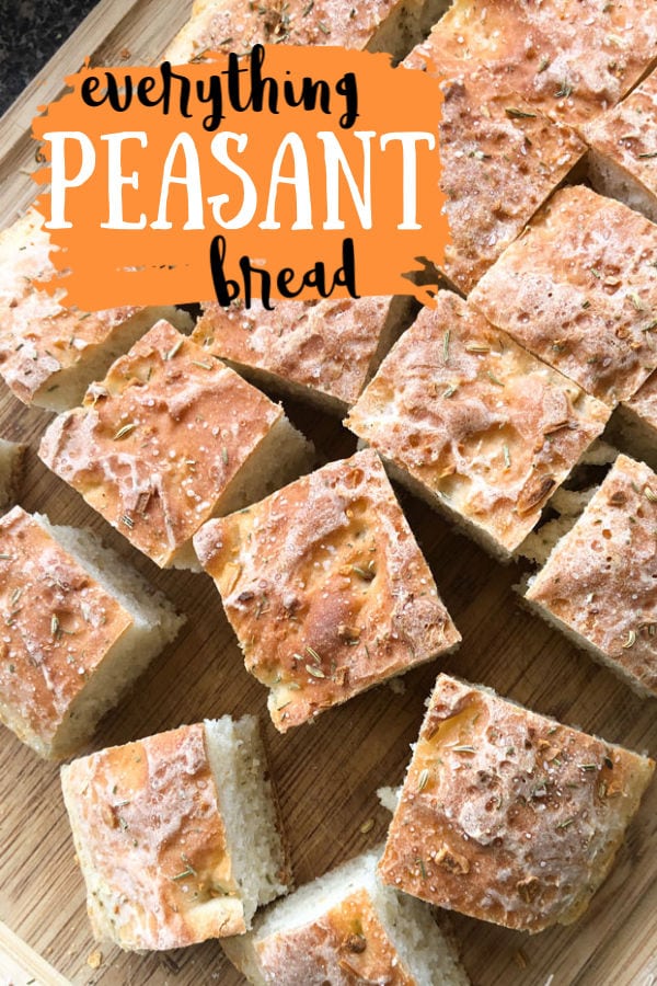 Almost Everything Peasant Bread Amanda's Cookin'