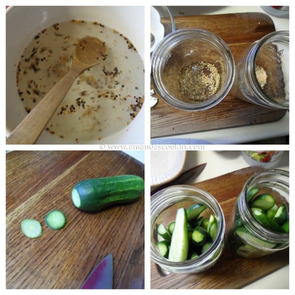 Passos de Claussen Pickles Copycat de AmandasCookin.com