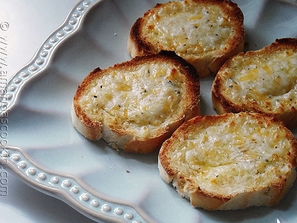 7 Cheese Garlic Spread by AmandasCookin.com