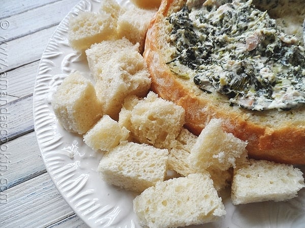 Ricotta Spinach Dip - AmandasCookin.com