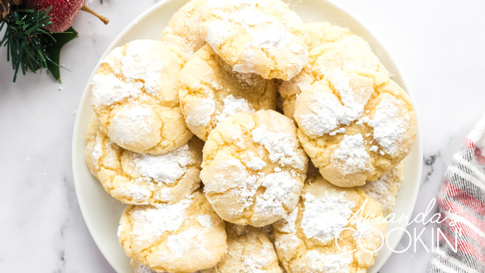 Orange Crinkle Cookies Recipe - Amanda's Cookin'