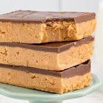 three peanut butter bars