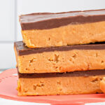 stack of peanut butter bars