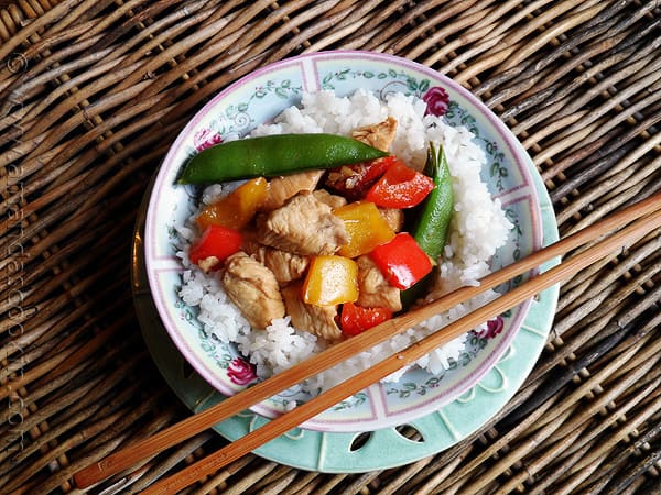 Kung Pao Chicken at AmandasCookin.com @amandaformaro