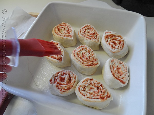 Pizza Roll Ups from AmandasCookin.com @amandaformaro