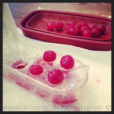 3 Ingredient Cherry Cupcakes by @amandaformaro - AmandasCookin.com