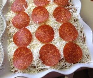 Sausage & Pepperoni Pizza Casserole - Amanda's Cookin'