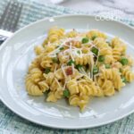 Rotini on a plate