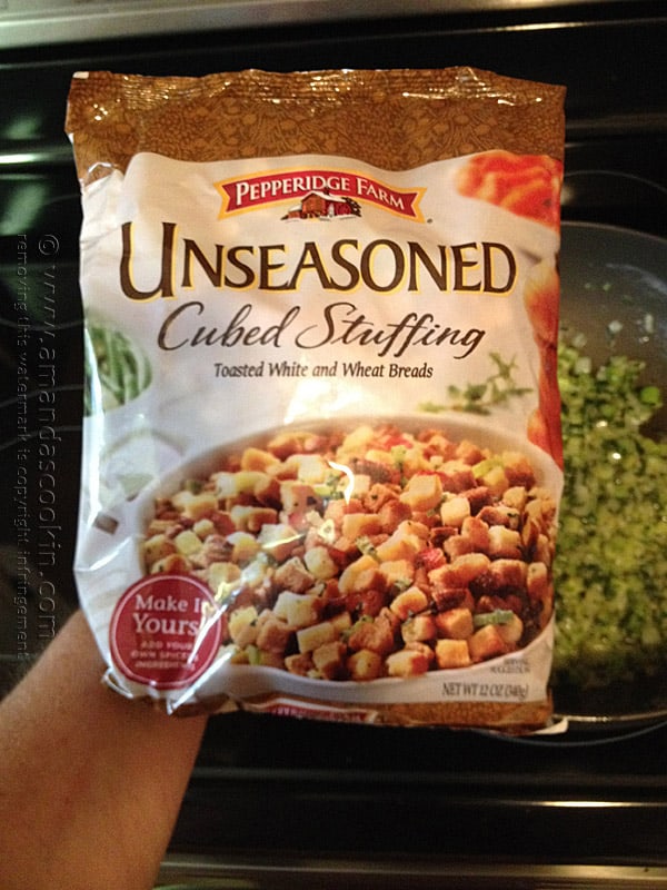 Stuffing with Parsley, Sage, Rosemary and Thyme - Amanda's Cookin'