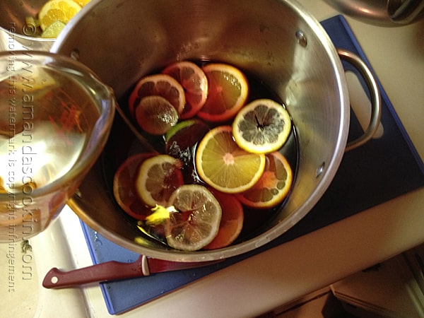 Mexican Inspired Sangria @amandaformaro Amanda's Cookin'