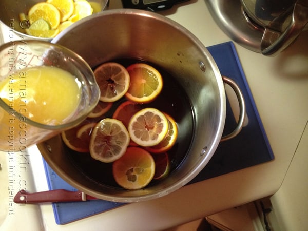 Mexican Inspired Sangria @amandaformaro Amanda's Cookin'