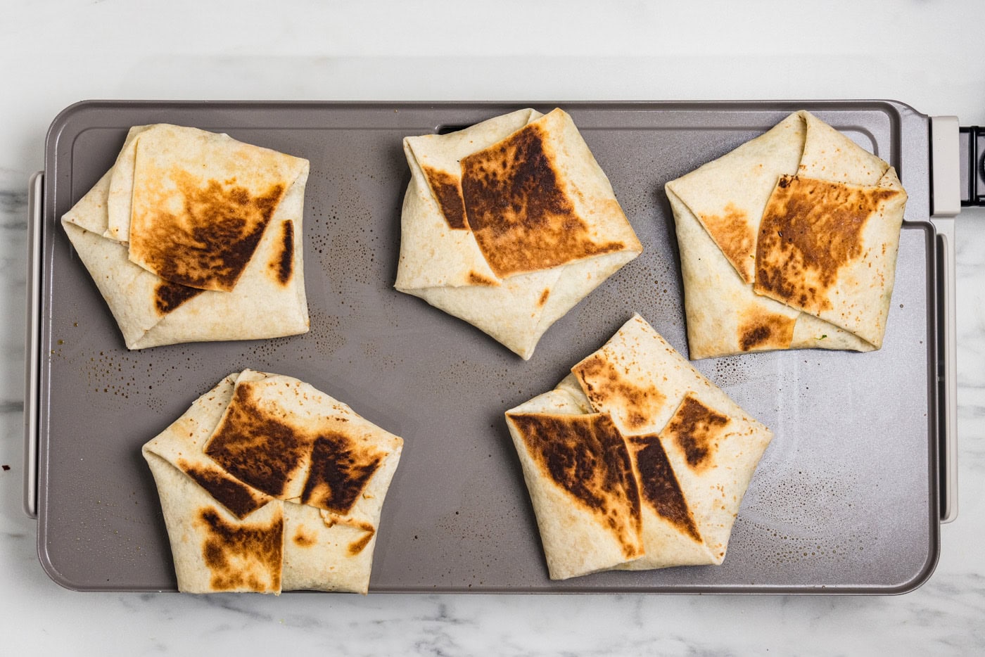 browned Copycat Taco Bell Crunchwrap Supremes