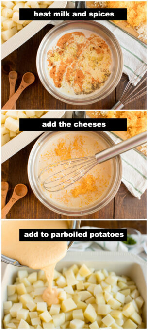 Bacon Cheese Potatoes Recipe - Amanda's Cookin' - Vegetables