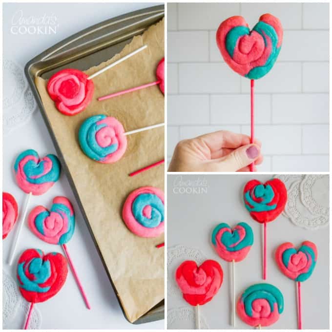 Valentine's Day Cookie Pops