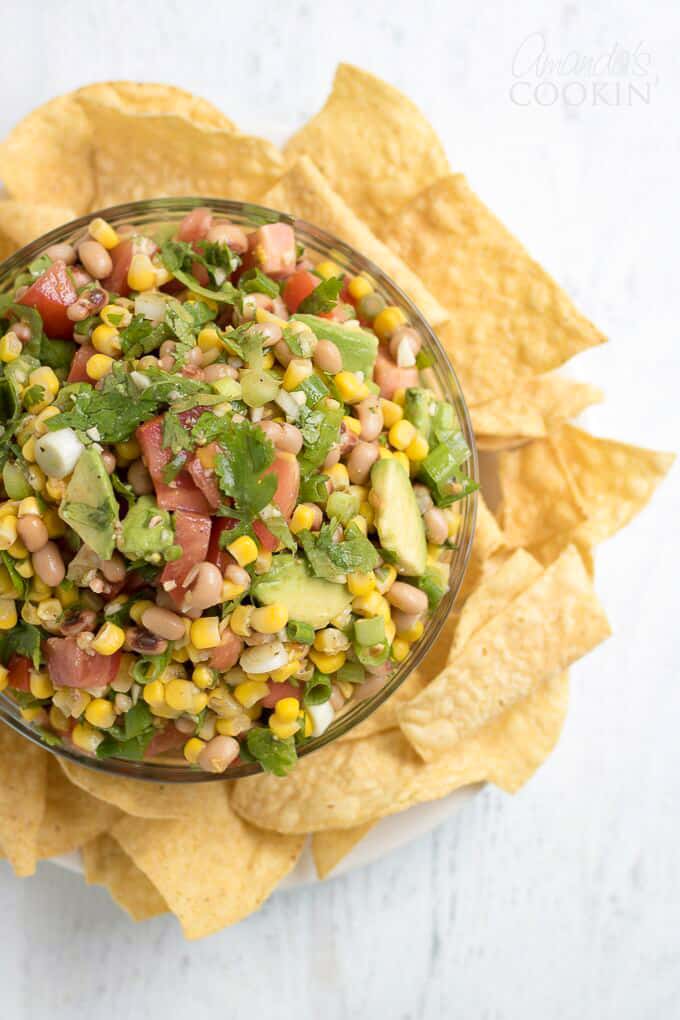 Cowboy Caviar overhead shot