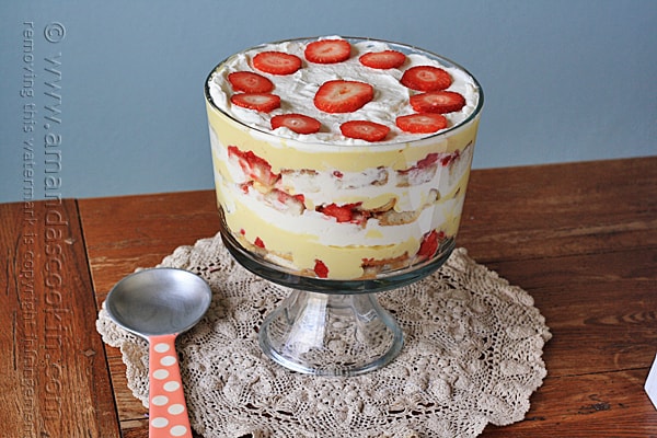 The layers in this English trifle recipe are calling my name!