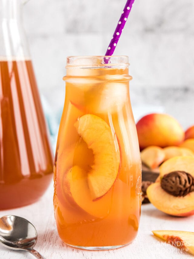 How to Make Peach Iced Tea