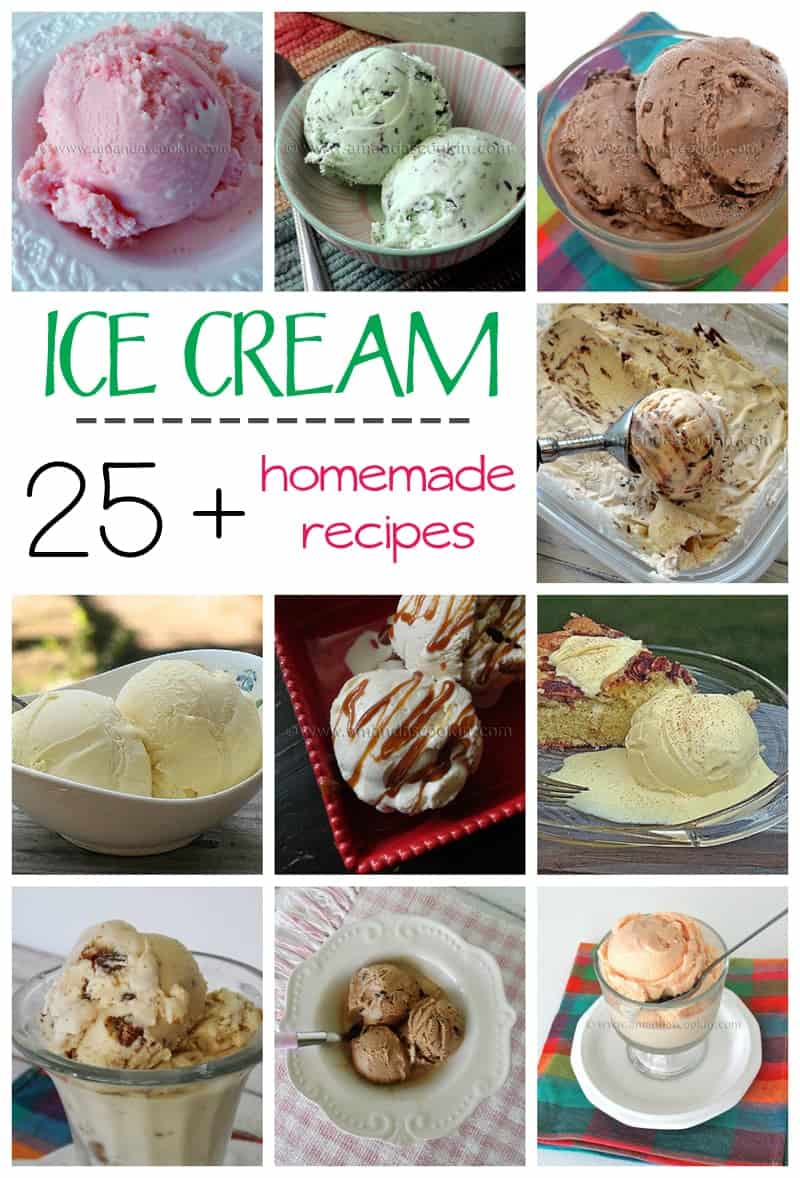 25+ Homemade Ice Cream Recipes