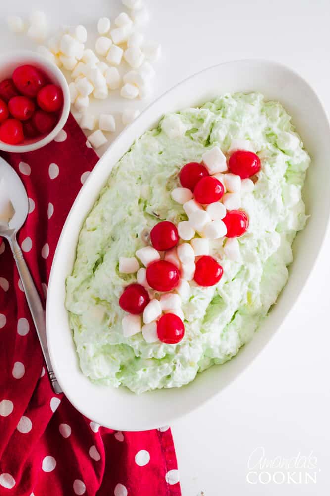 Watergate Salad Recipe Amanda S Cookin Custards Puddings