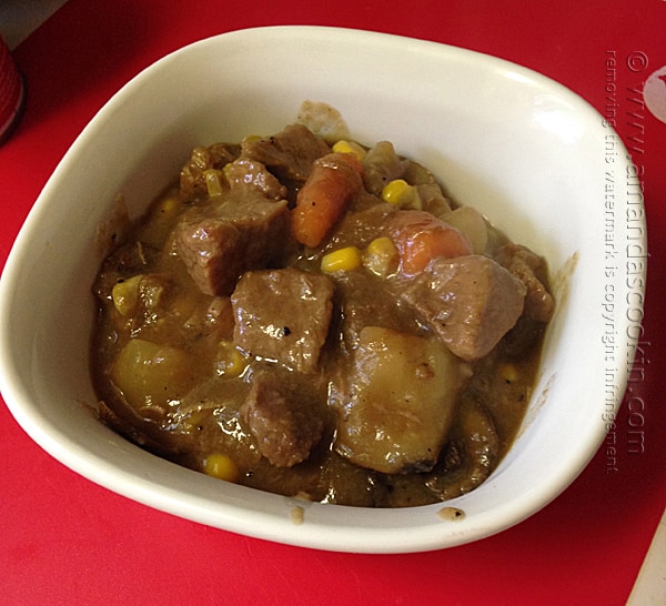 Beef Stew Biscuit Pot Pie - Amanda Formaro of Amanda's Cookin'