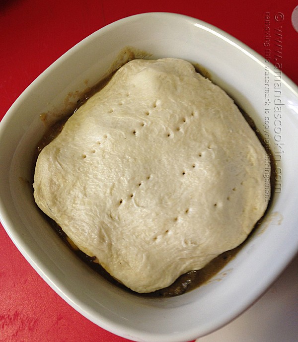 Beef Stew Biscuit Pot Pie - Amanda Formaro of Amanda's Cookin'