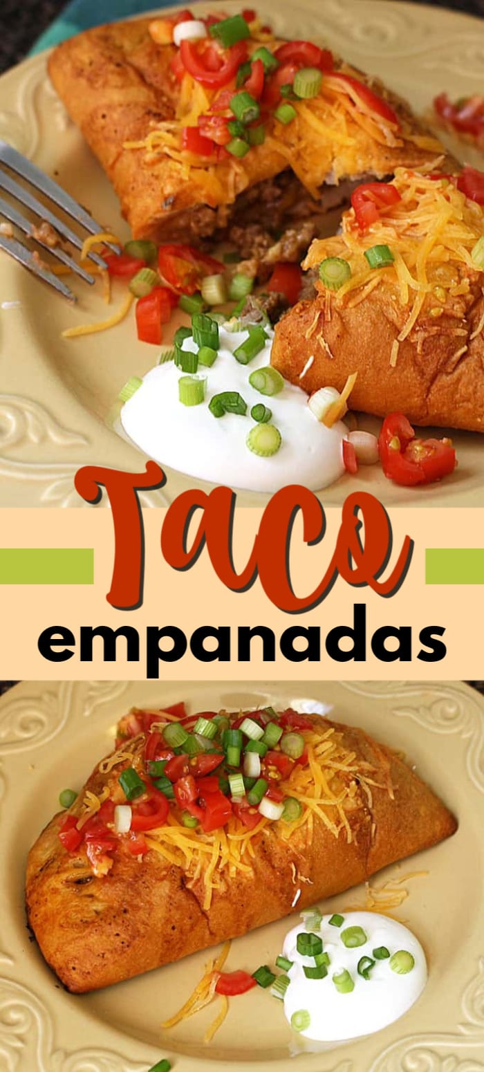 Taco Empanadas an easy to make hand pie for dinner