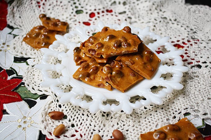 Homemade Peanut Brittle Recipe - Amanda's Cookin'