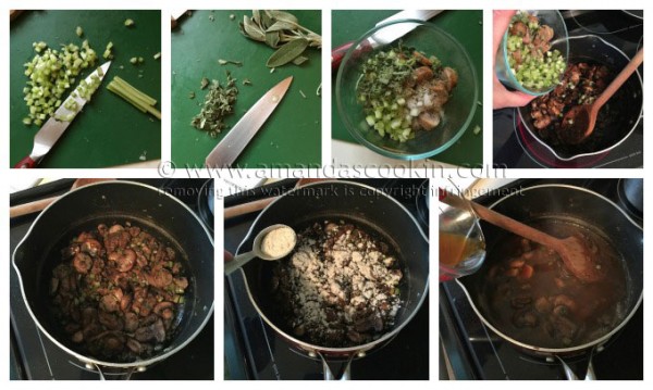 Sausage Mushroom & Wild Rice Soup, Amanda's Cookin'