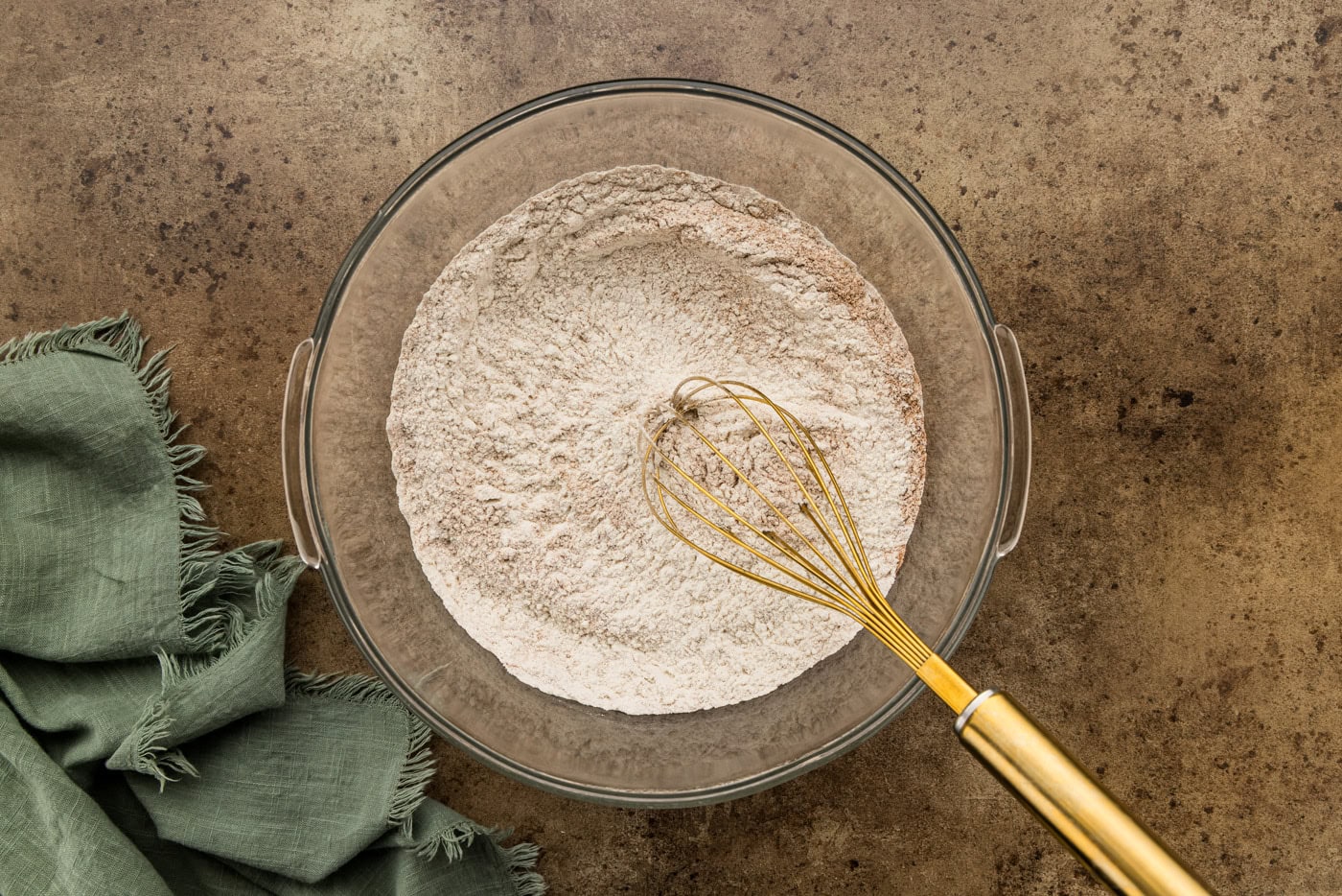 dry ingredients in a bowl