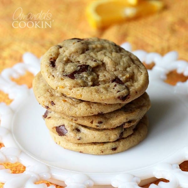 Orange Chocolate Chip Cookies orange chocolate cookies