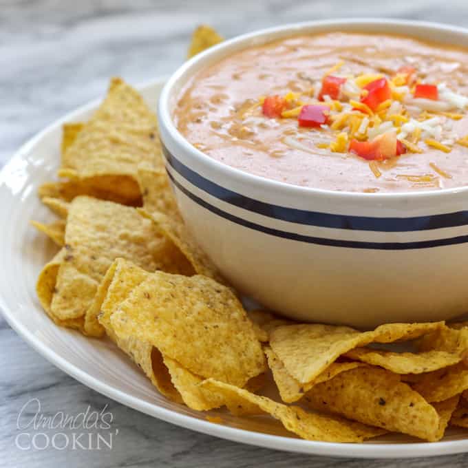 Easy Three Ingredient Queso Dip