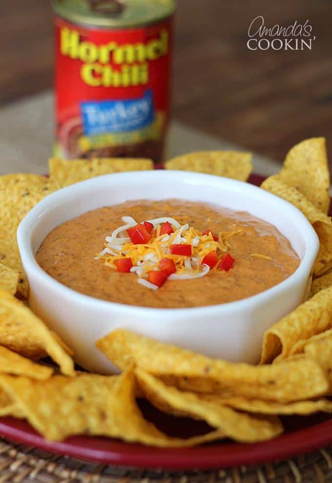 Chili Cheese Dip Recipe quick appetizer