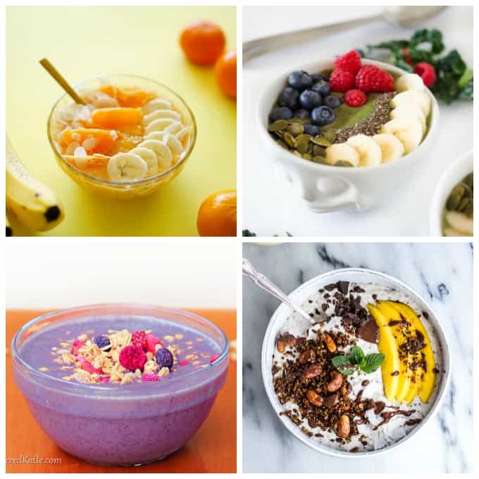 Make one of these amazing smoothie bowls for breakfast today!