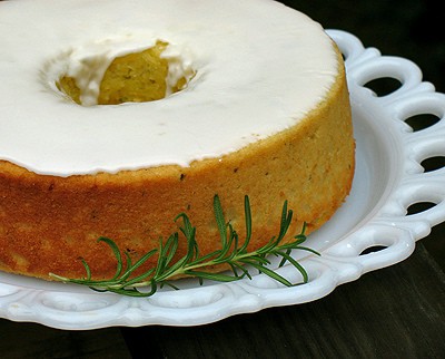 Lemon Rosemary Olive Oil Cake