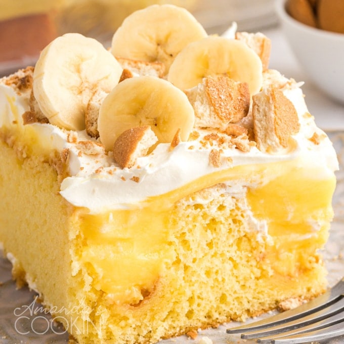 Homemade Banana Pudding Cake