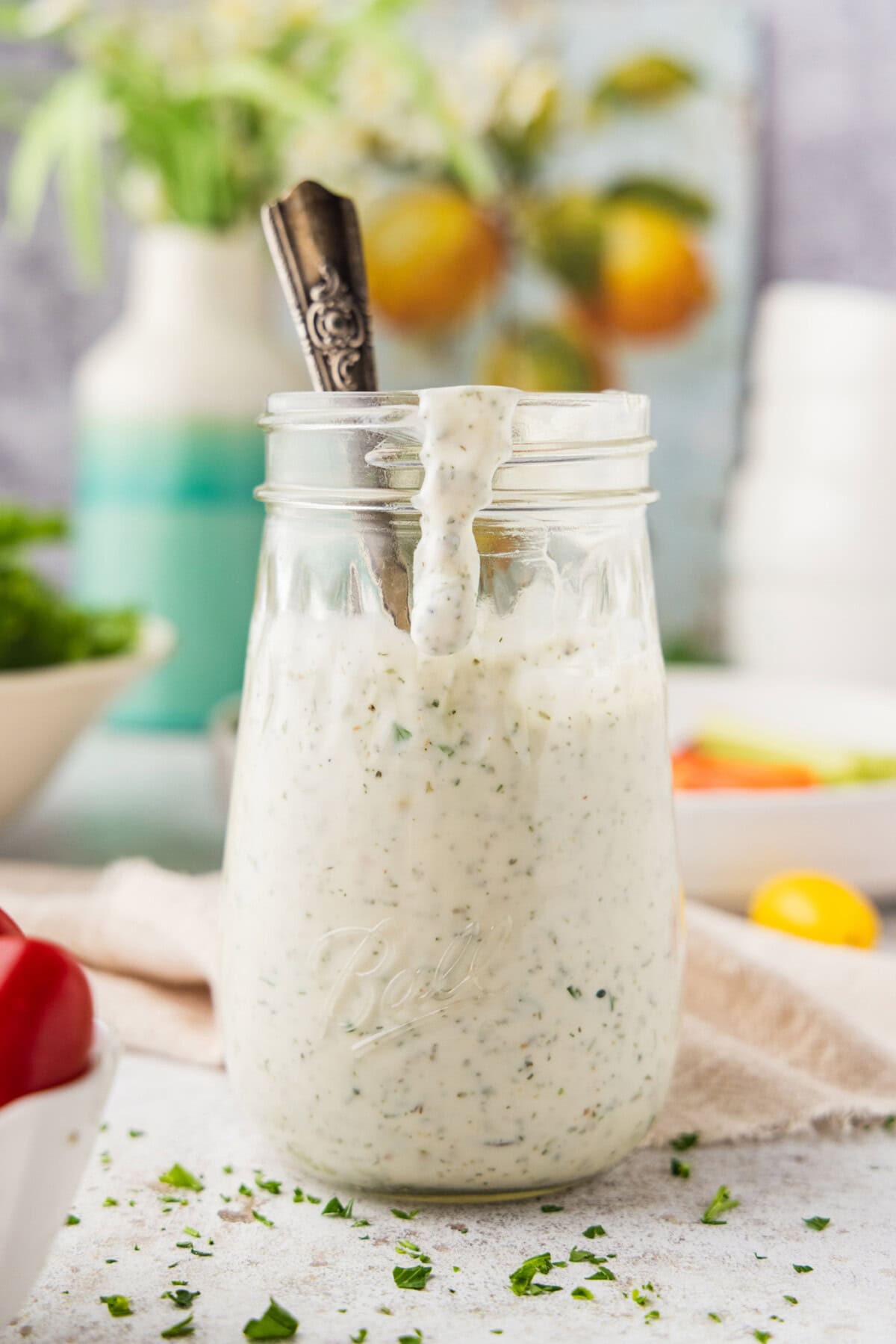 how to make buttermilk ranch dressing The BEST Homemade Recipe FIVEheartHOME Homemade Buttermilk Ranch Salad Dressing