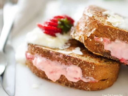 Strawberry Stuffed French Toast Strawberries And Cream