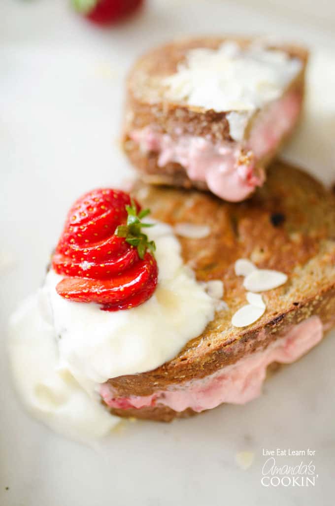 Strawberry Stuffed French Toast