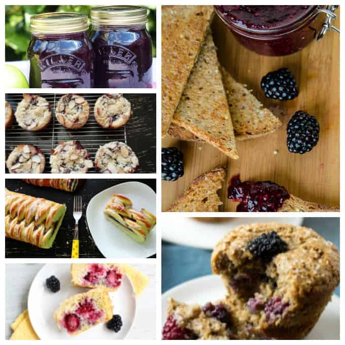 Photos of blackberry recipes.