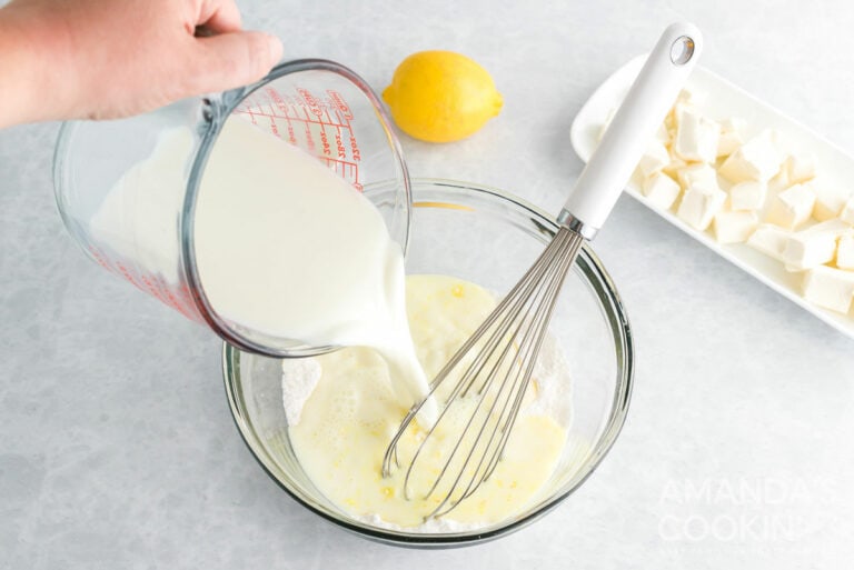 Lemon Cream Cheese Pudding Dessert Amanda's Cookin' One Pan