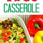 This delicious and hearty taco casserole will quickly become a family favorite. Seasoned beef, tasty beans, melty cheese and salsa with just enough chips!