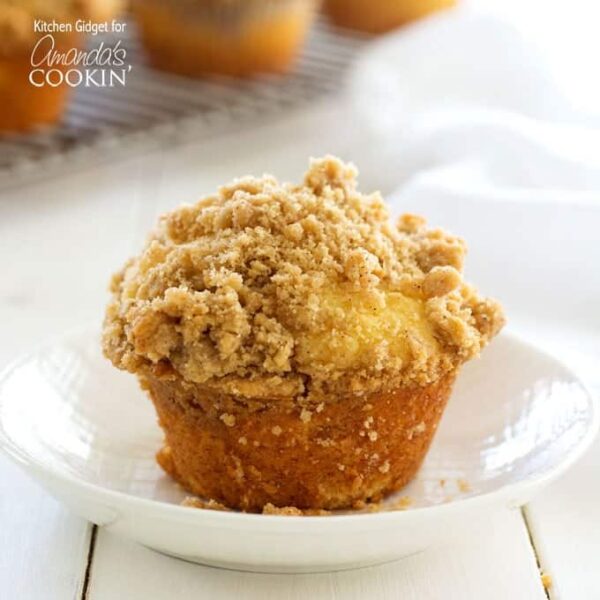 Cinnamon Streusel Muffins Recipe Amanda's Cookin'