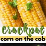 crockpot corn on the cob pin image