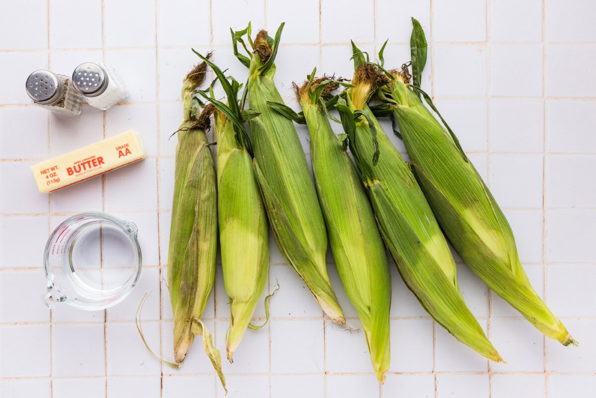 ingredients needed to make corn on the cob in the slow cooker