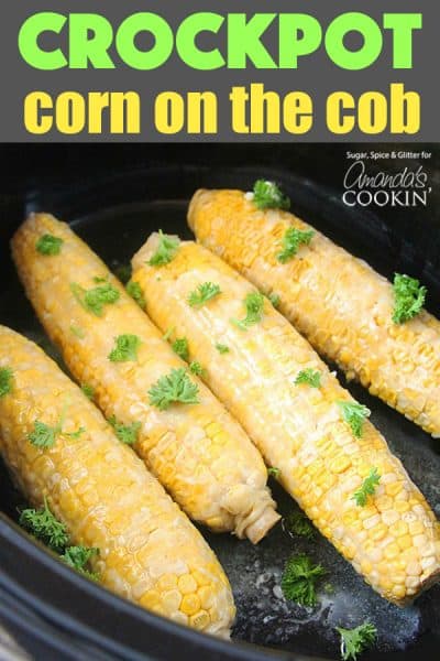 Crockpot Corn on the Cob: make corn on the cob in your slow cooker!