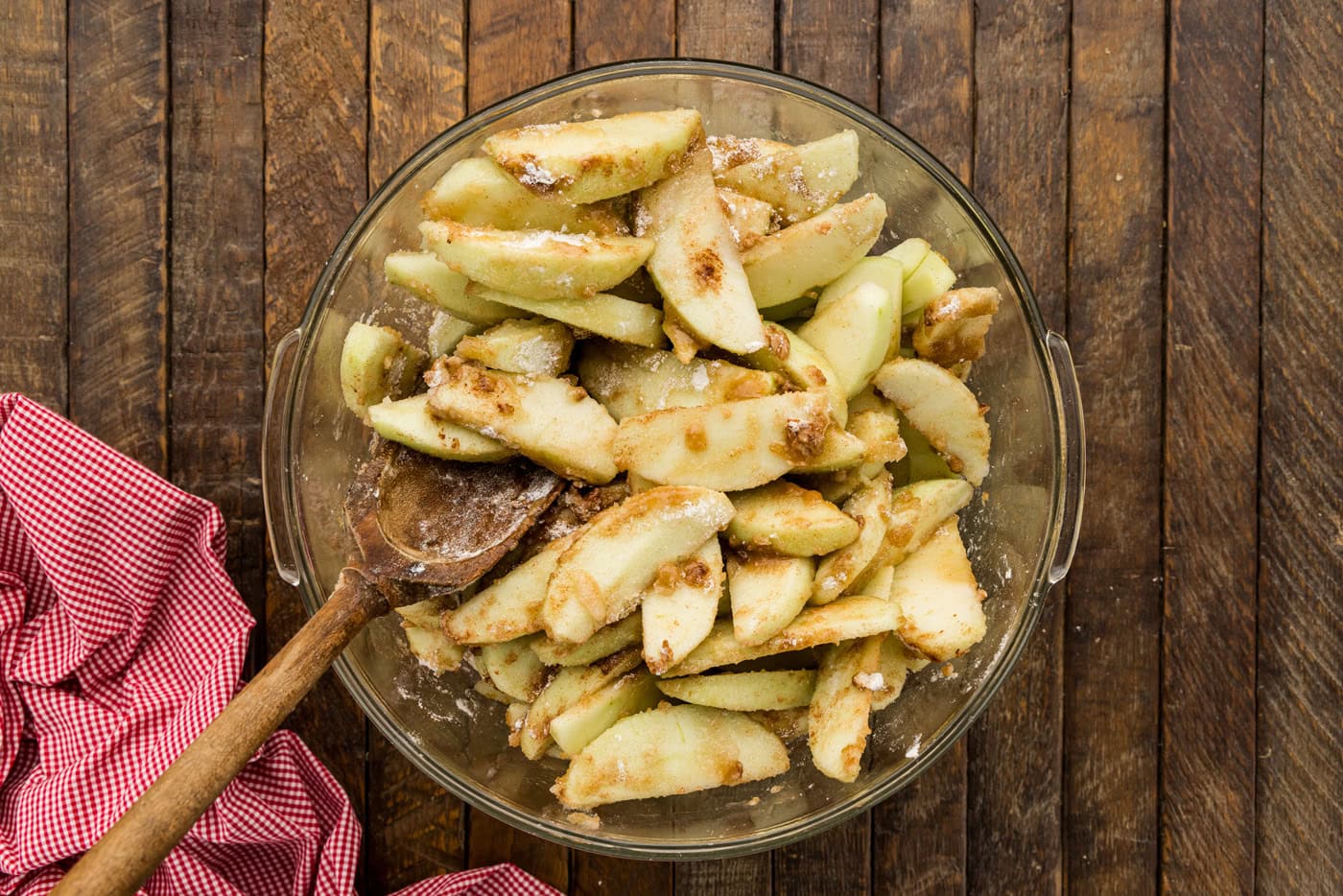 apple pie filling mixture