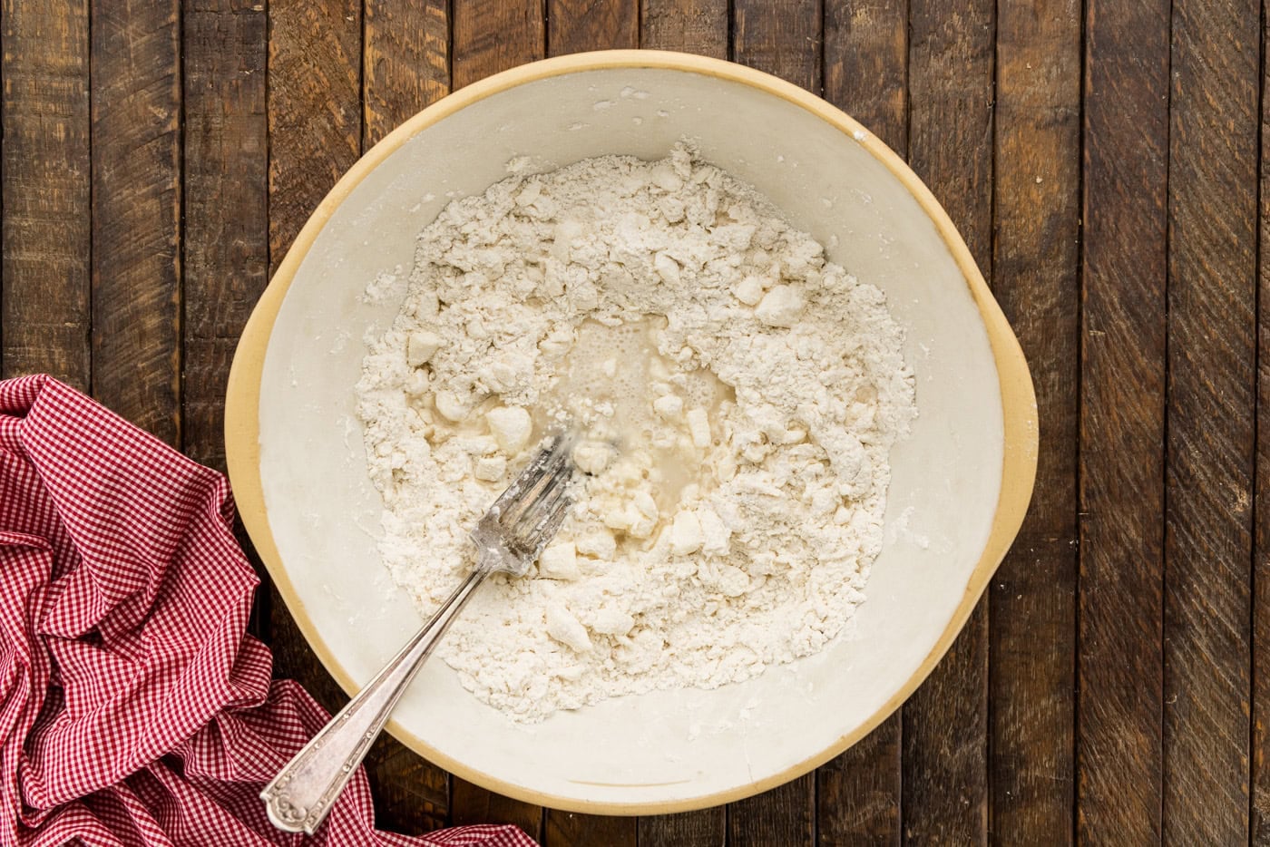 flour and butter for crust